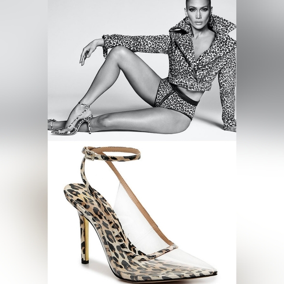 JLo Leopard Print Women's Heels - Picture 1 of 9